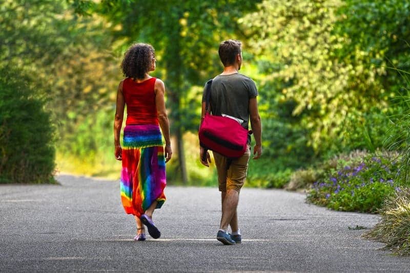 busy, relationship, together, walking