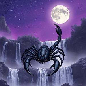 moon, Scorpio, Scorpion, zodiac, astrology