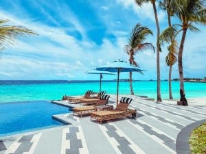 Summer beach destination