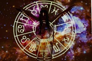 sagittarius, astrology zodiac wheel woman