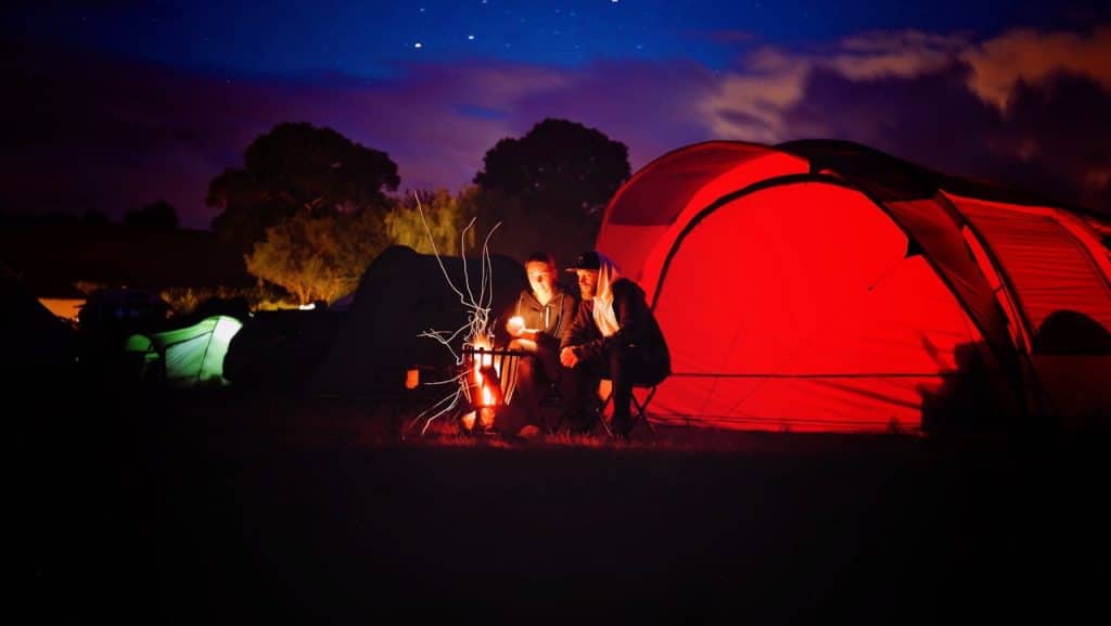 Camping has great health benefits