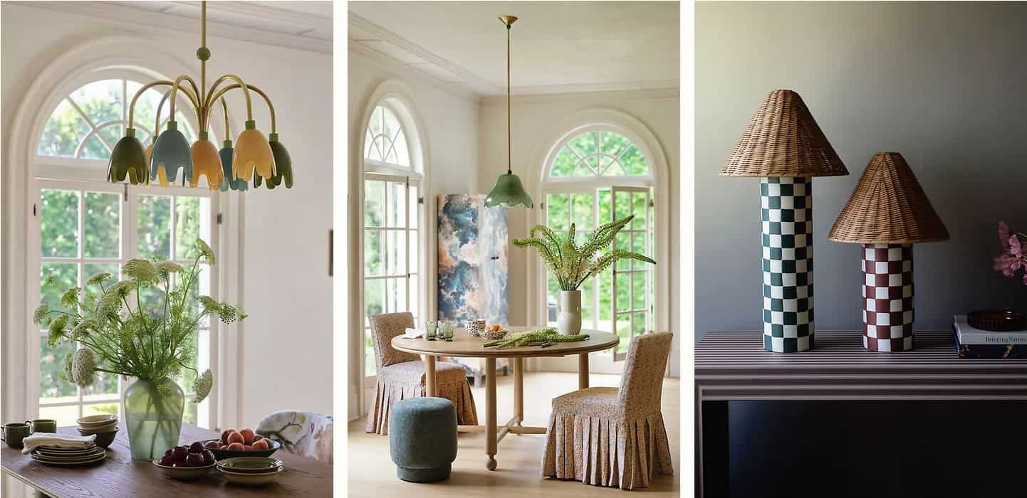 Anthropologie lighting collection, autumn decor