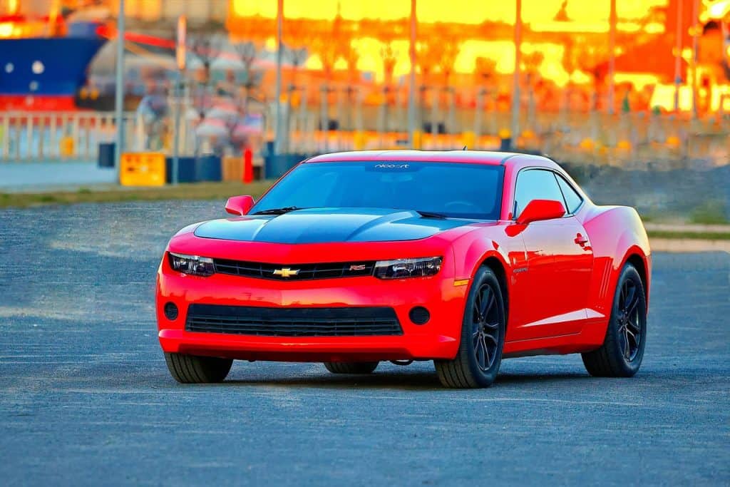 car, camaro, car wallpapers, nature, road, vehicle, sunset, transport